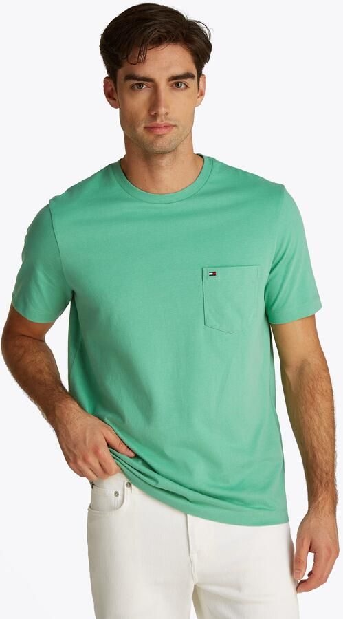 Tommy Hilfiger Regular fit T-shirt van puur katoen - Foto 5