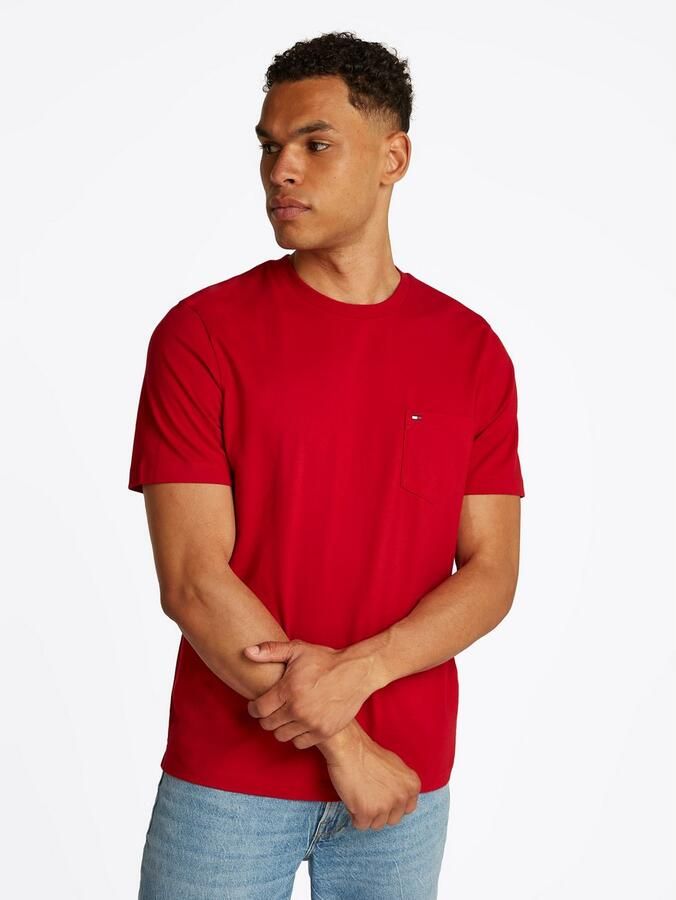 Tommy Hilfiger Regular fit T-shirt van puur katoen - Foto 3