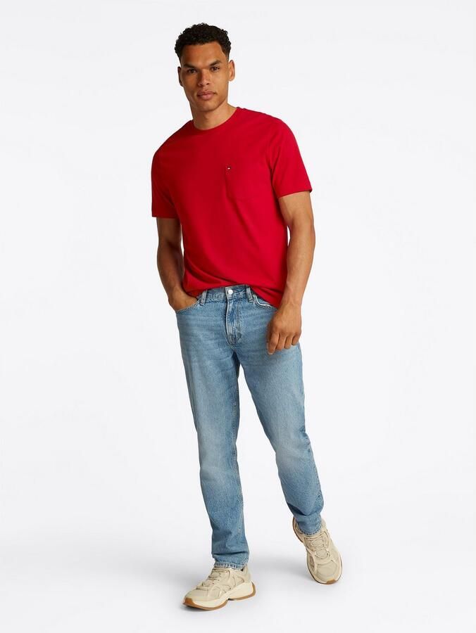 Tommy Hilfiger Regular fit T-shirt van puur katoen - Foto 4