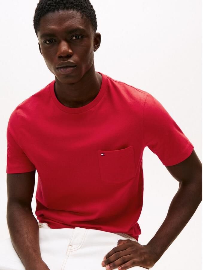 Tommy Hilfiger Regular fit T-shirt van puur katoen - Foto 2