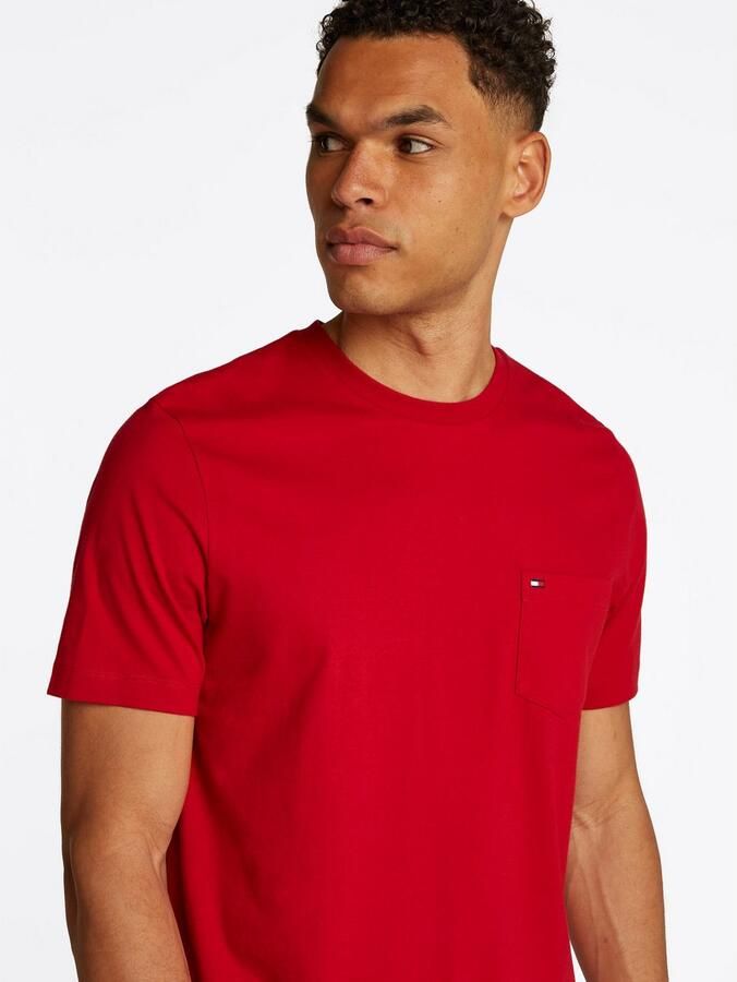 Tommy Hilfiger Regular fit T-shirt van puur katoen - Foto 6