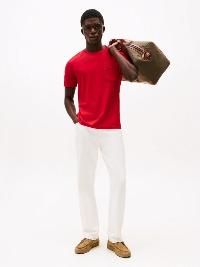 Tommy Hilfiger Regular fit T-shirt van puur katoen - Foto 7