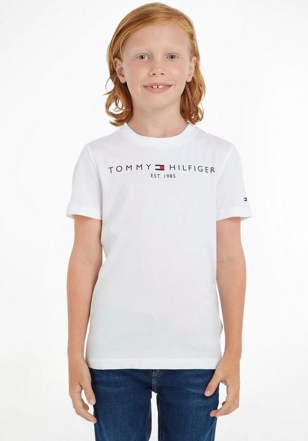 Tommy Hilfiger T-shirt ESSENTIAL TEE Kinderen Kids Junior MiniMe voor en - Foto 4