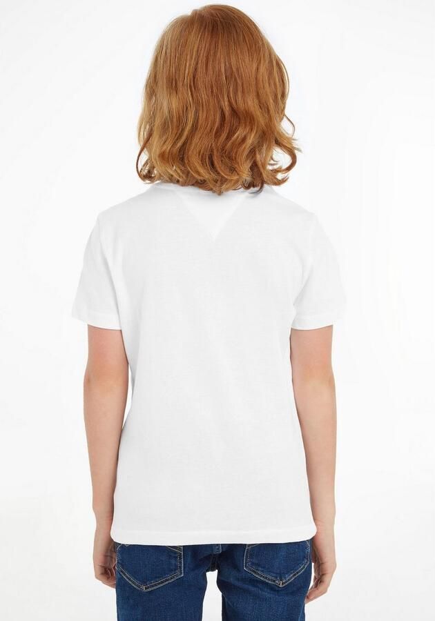 Tommy Hilfiger T-shirt ESSENTIAL TEE Kinderen Kids Junior MiniMe voor en - Foto 6