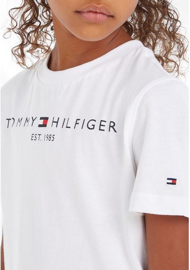 Tommy Hilfiger T-shirt ESSENTIAL TEE Kinderen Kids Junior MiniMe voor en - Foto 3