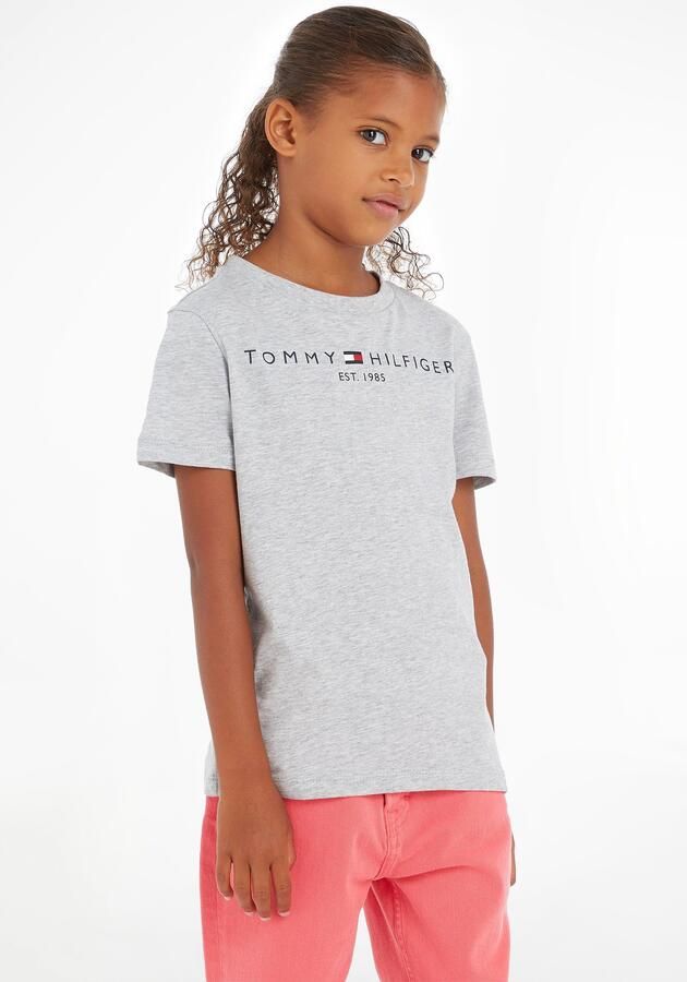 Tommy Hilfiger T-shirt ESSENTIAL TEE Kinderen Kids Junior MiniMe voor en - Foto 9