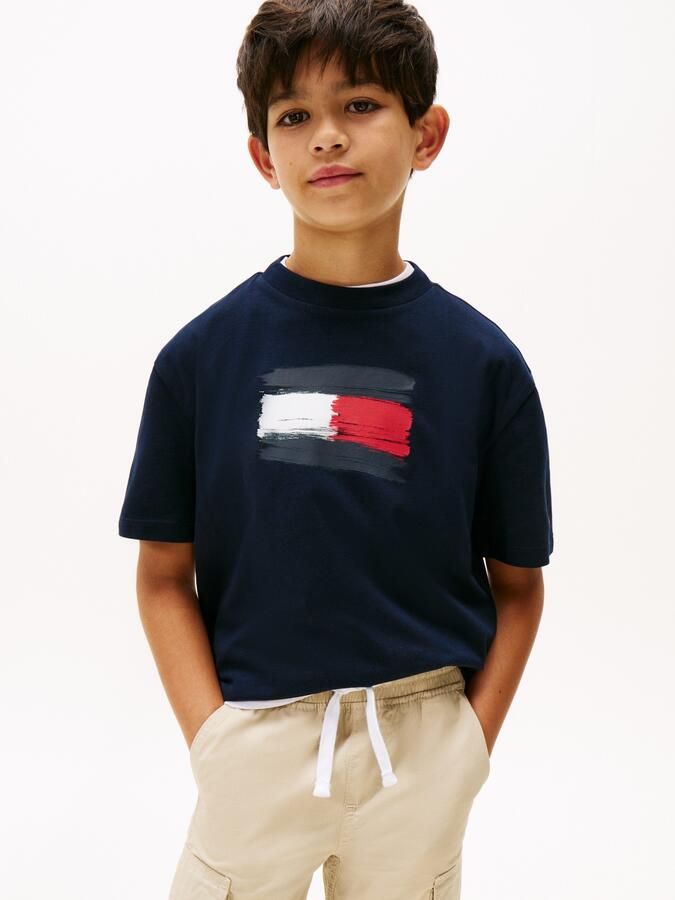 Tommy Hilfiger T-shirt FLAG ARCHIVE TEE SS Kinderen tot 16 jaar - Foto 5