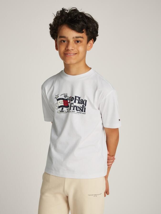 Tommy Hilfiger T-shirt FLAG FUN TEE SS - Foto 5