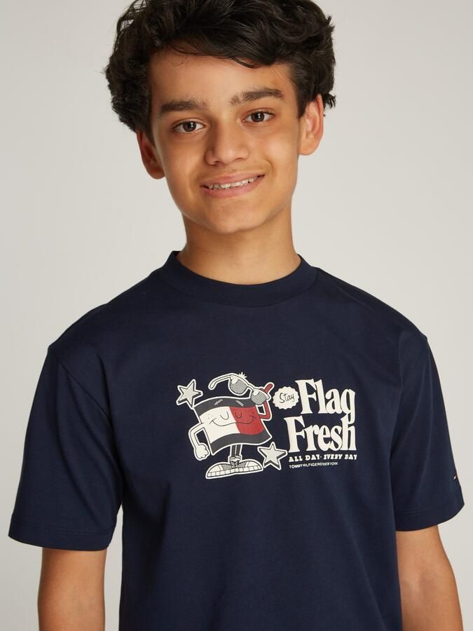 Tommy Hilfiger T-shirt FLAG FUN TEE SS - Foto 2