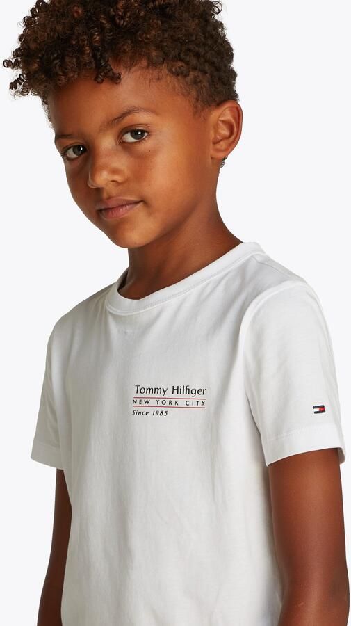 Tommy Hilfiger T-shirt FLAG FUN TEE SS met grafisch logo - Foto 5