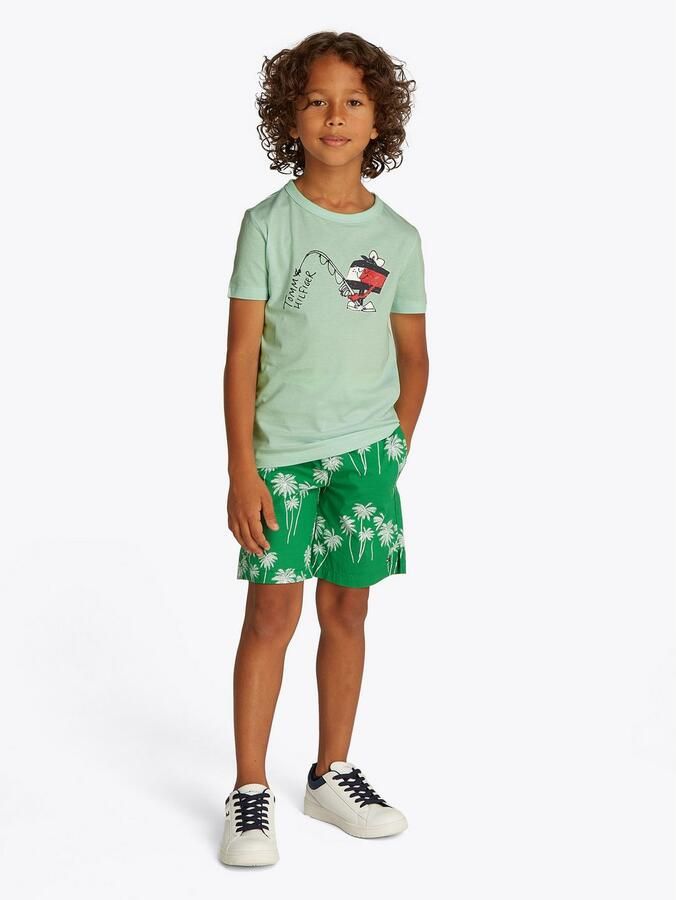 Tommy Hilfiger Kids T-shirt met ronde hals model 'FLAG FUN' - Foto 5