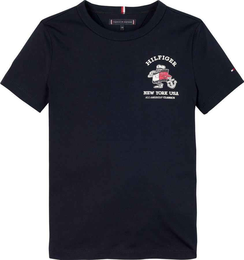 Tommy Hilfiger Kids T-shirt met ronde hals model 'FLAG FUN'