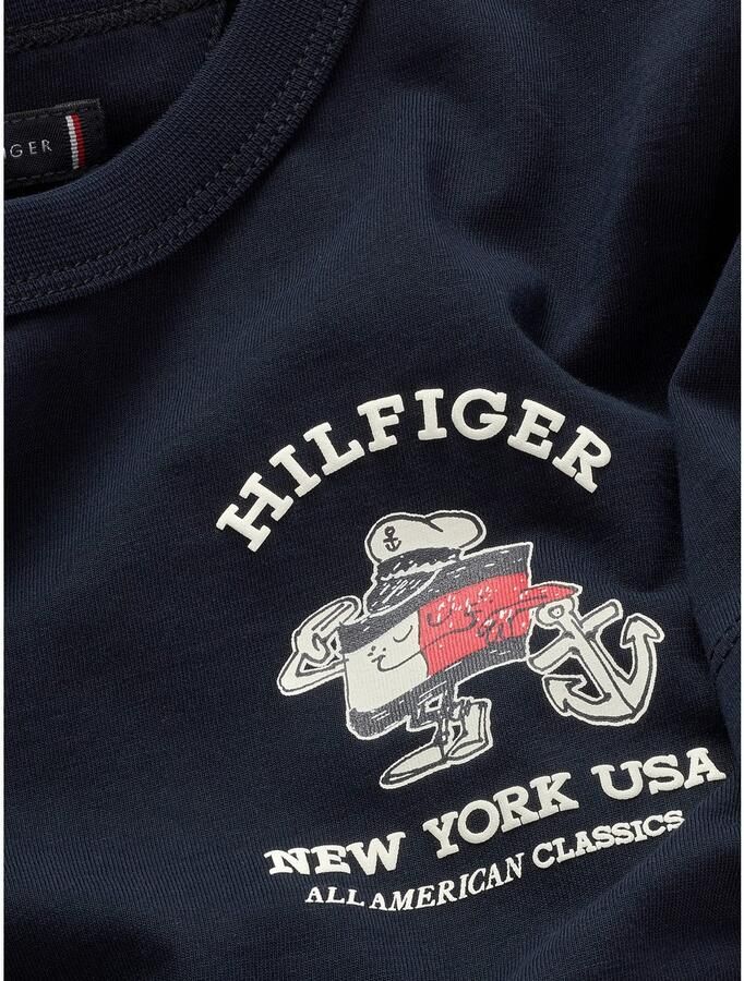 Tommy Hilfiger Kids T-shirt met ronde hals model 'FLAG FUN' - Foto 2