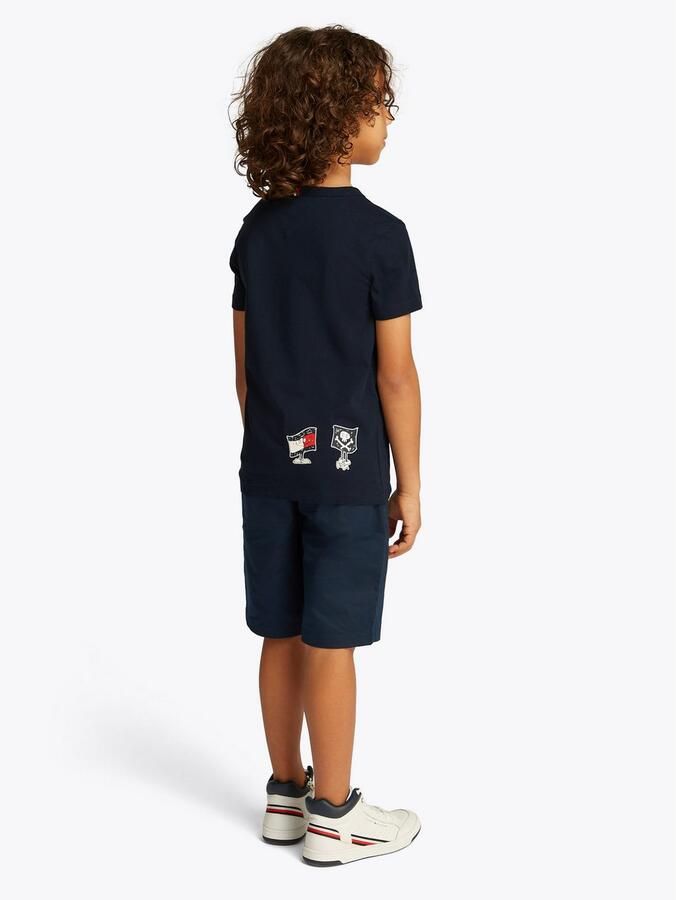 Tommy Hilfiger Kids T-shirt met ronde hals model 'FLAG FUN' - Foto 4