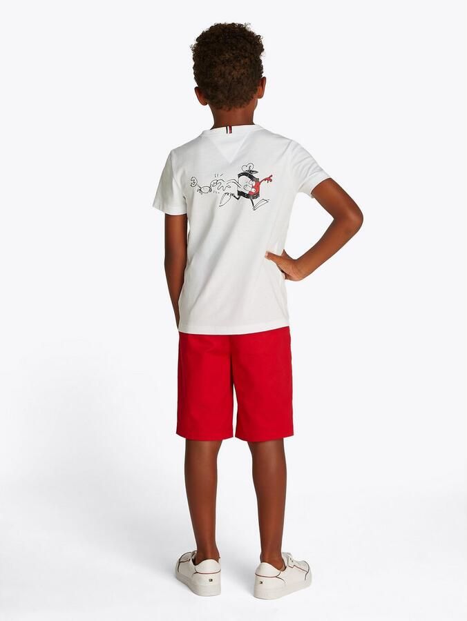 Tommy Hilfiger T-shirt FLAG FUN TEE SS met grafisch logo - Foto 4