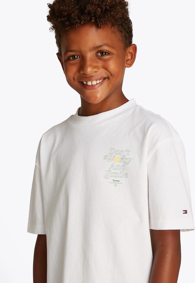 TOMMY HILFIGER Jongens Polo's & T-shirts Fun Graphic Tee Ss Wit - Foto 4