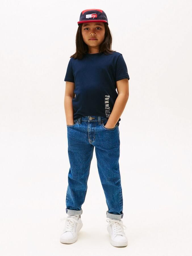 Tommy Hilfiger T-shirt GRAPHIC T-SHIRT voor kinderen tot 16 jaar opschrift - Foto 3