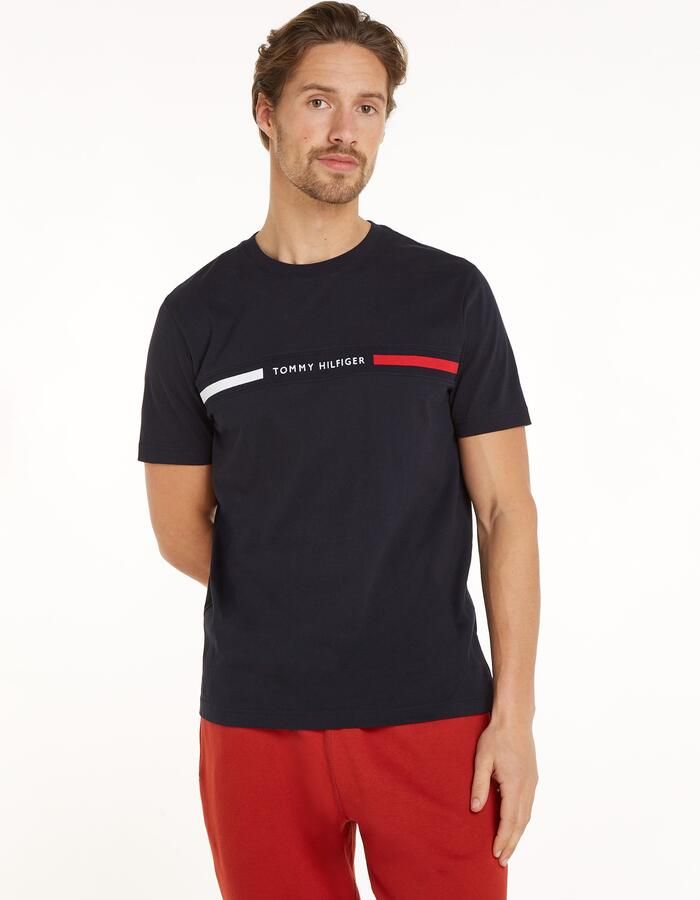 Tommy Hilfiger T-shirt Korte Mouw HILFIGER CHEST INSERT TEE - Foto 19