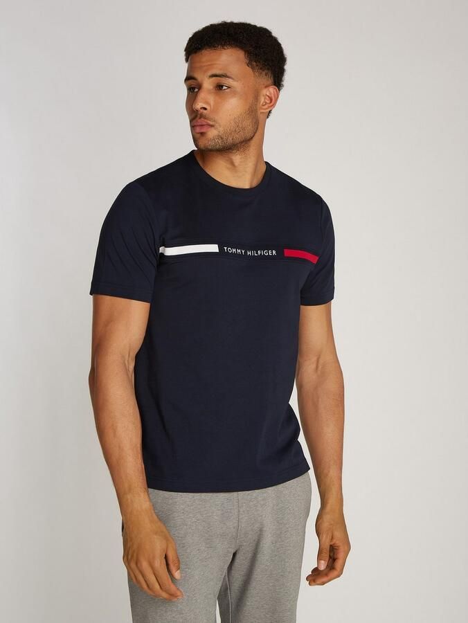 Tommy Hilfiger T-shirt Korte Mouw HILFIGER CHEST INSERT TEE - Foto 7