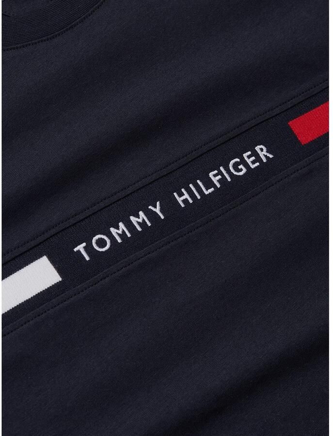 Tommy Hilfiger T-shirt Korte Mouw HILFIGER CHEST INSERT TEE - Foto 2