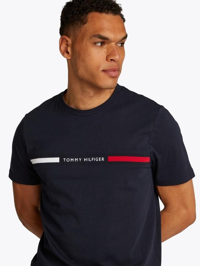 Tommy Hilfiger T-shirt Korte Mouw HILFIGER CHEST INSERT TEE - Foto 16