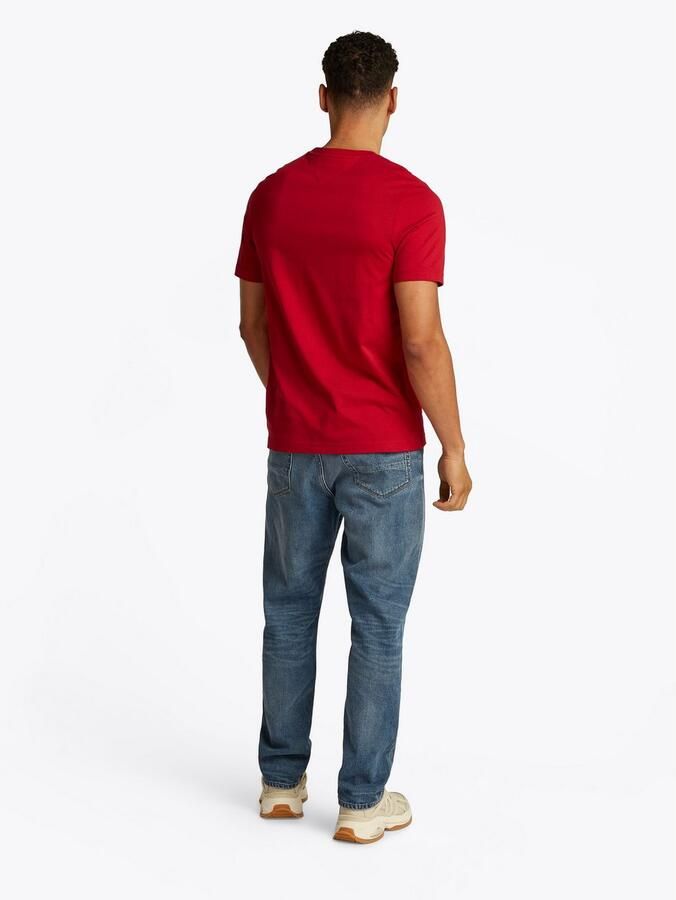 Tommy Hilfiger Regular fit T-shirt met labelstitching - Foto 5