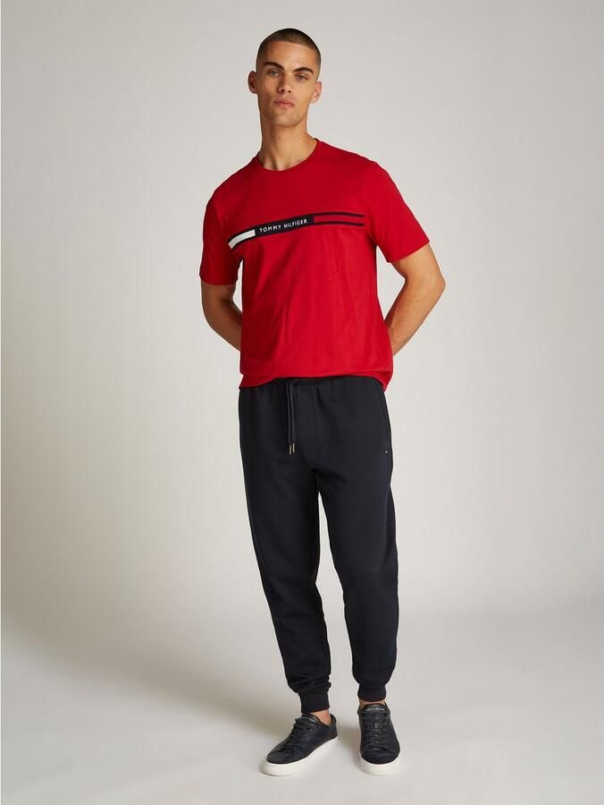 Tommy Hilfiger Regular fit T-shirt met labelstitching - Foto 8