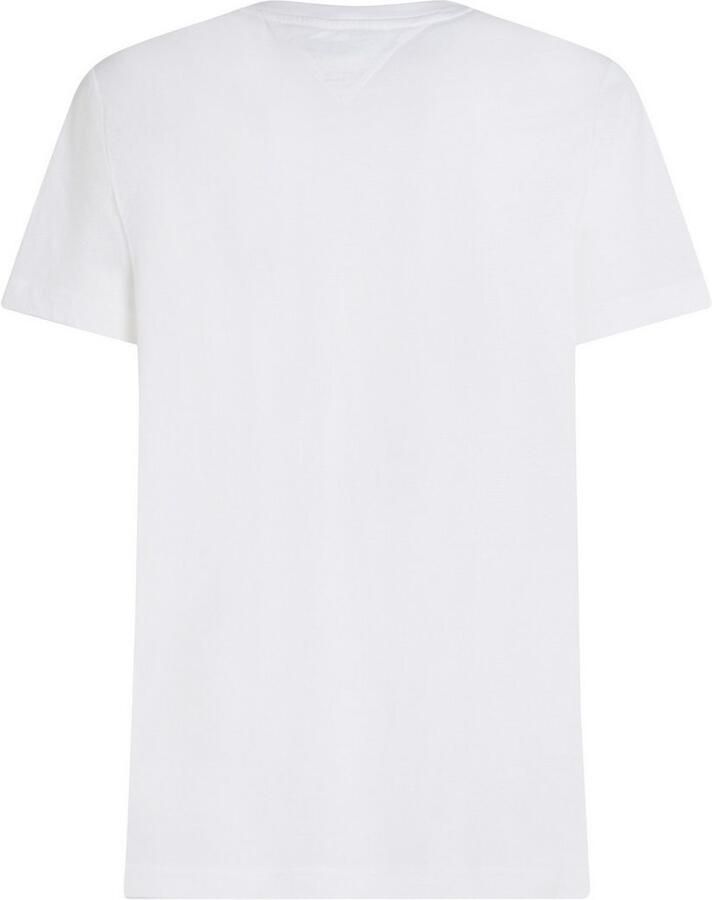 Tommy Hilfiger Regular fit T-shirt met labelstitching - Foto 2