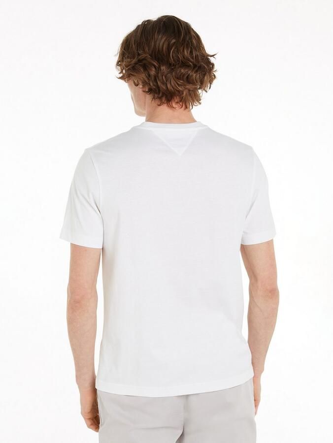 Tommy Hilfiger Regular fit T-shirt met labelstitching - Foto 11