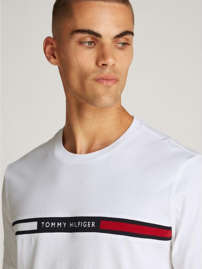 Tommy Hilfiger Regular fit T-shirt met labelstitching - Foto 12