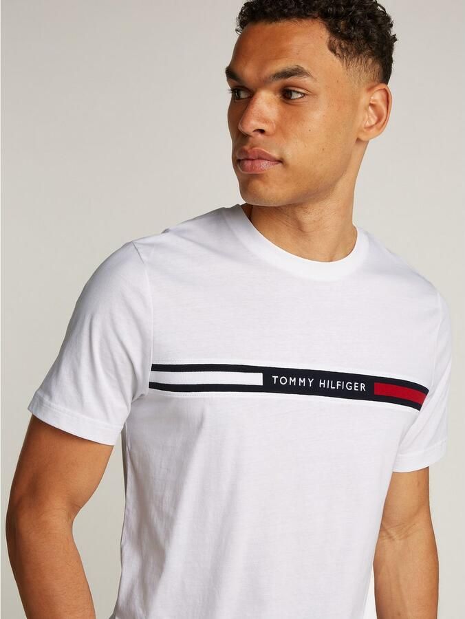 Tommy Hilfiger Regular fit T-shirt met labelstitching - Foto 13