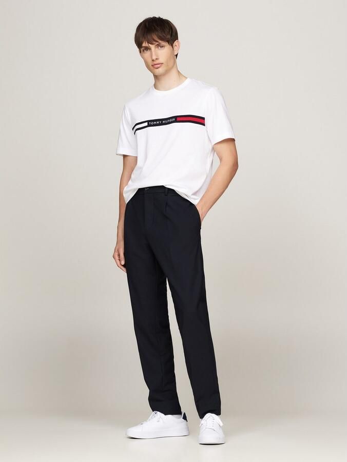 Tommy Hilfiger Regular fit T-shirt met labelstitching - Foto 14