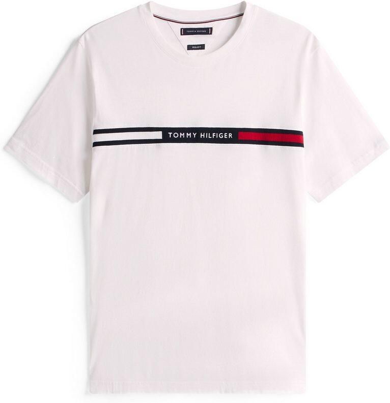 Tommy Hilfiger Regular fit T-shirt met labelstitching - Foto 18