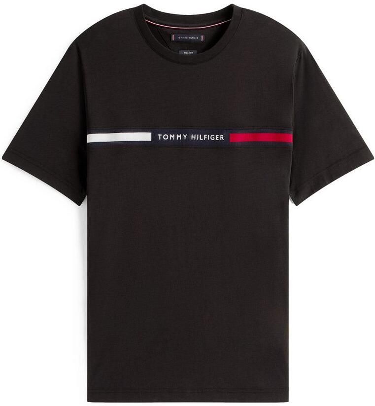 Tommy Hilfiger Chest Flag T-Shirt White- Heren White