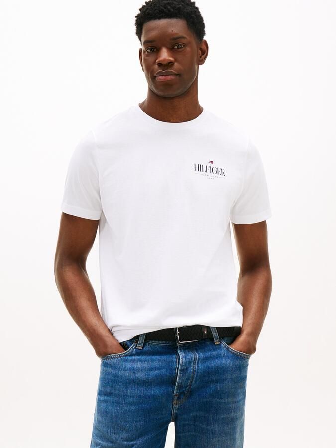 Tommy Hilfiger Regular fit T-shirt van puur katoen - Foto 4