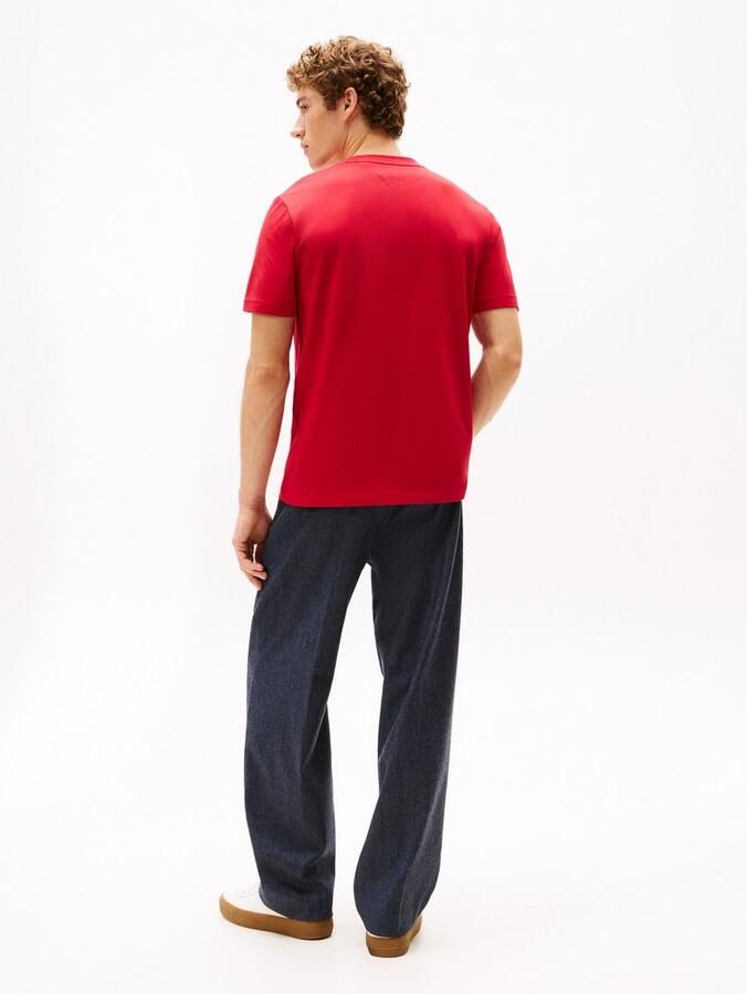 Tommy Hilfiger T-shirt LINEAR FLAG GRAPHIC Ronde hals regular fit jersey - Foto 4