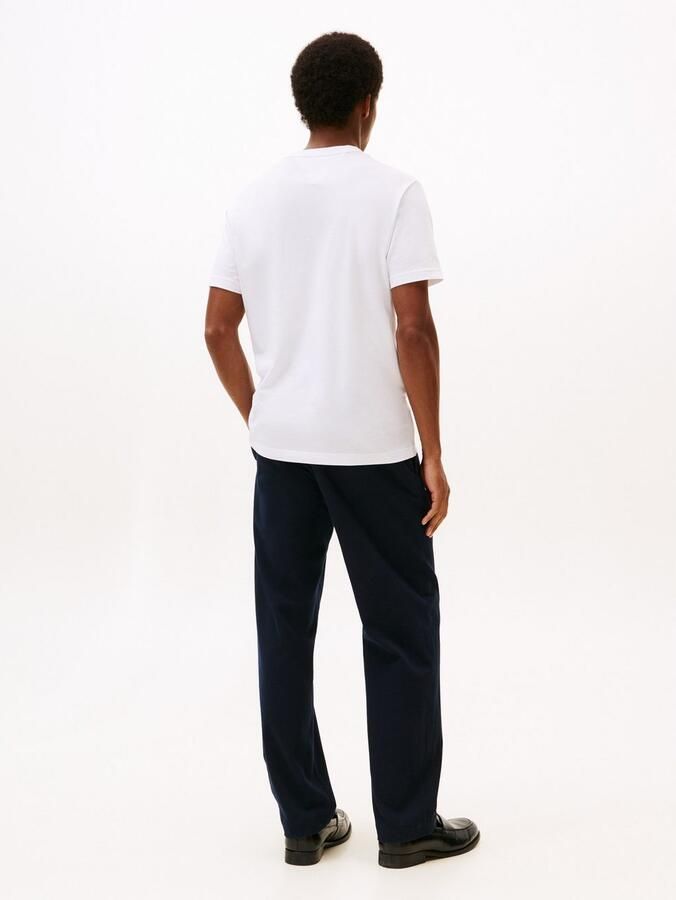 Tommy Hilfiger T-shirt LINEAR FLAG GRAPHIC Ronde hals regular fit jersey - Foto 4