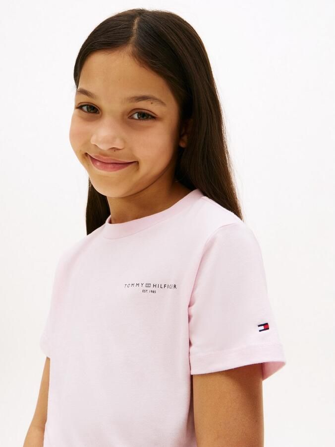 Tommy Hilfiger Teens T-shirt met labelprint - Foto 4