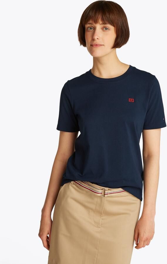 Tommy Hilfiger T-shirt Korte Mouw REG CONTRAST FLAG SS TEE - Foto 5