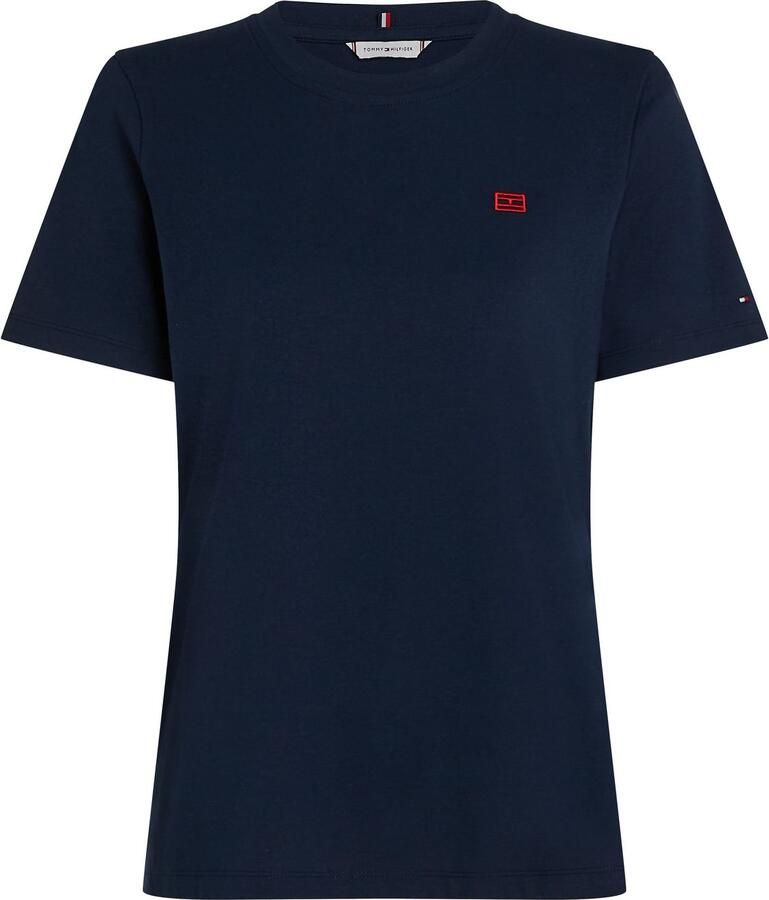 Tommy Hilfiger T-shirt Korte Mouw REG CONTRAST FLAG SS TEE