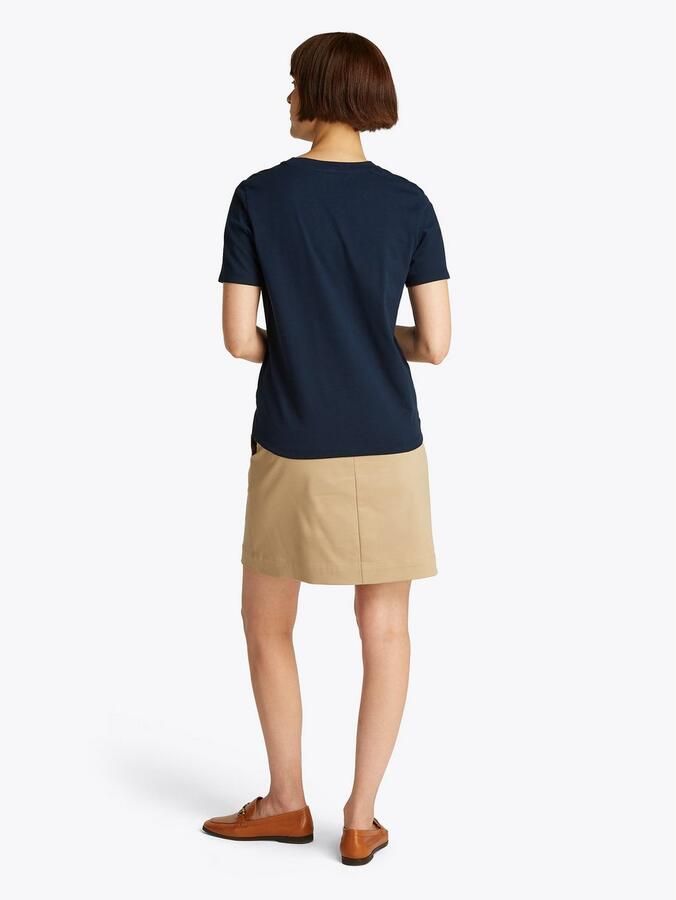 Tommy Hilfiger T-shirt Korte Mouw REG CONTRAST FLAG SS TEE - Foto 4