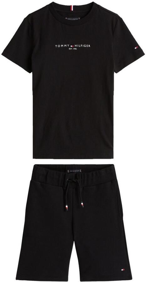 Tommy Hilfiger T-shirt short ESSENTIAL SET met een logo-opschrift (set 2-delig 2 stuks)