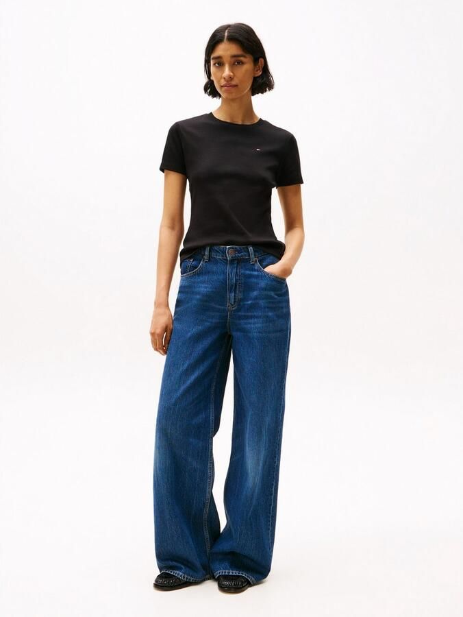 Tommy Hilfiger T-shirt met logostitching model 'NEW SLIM CODY' - Foto 3