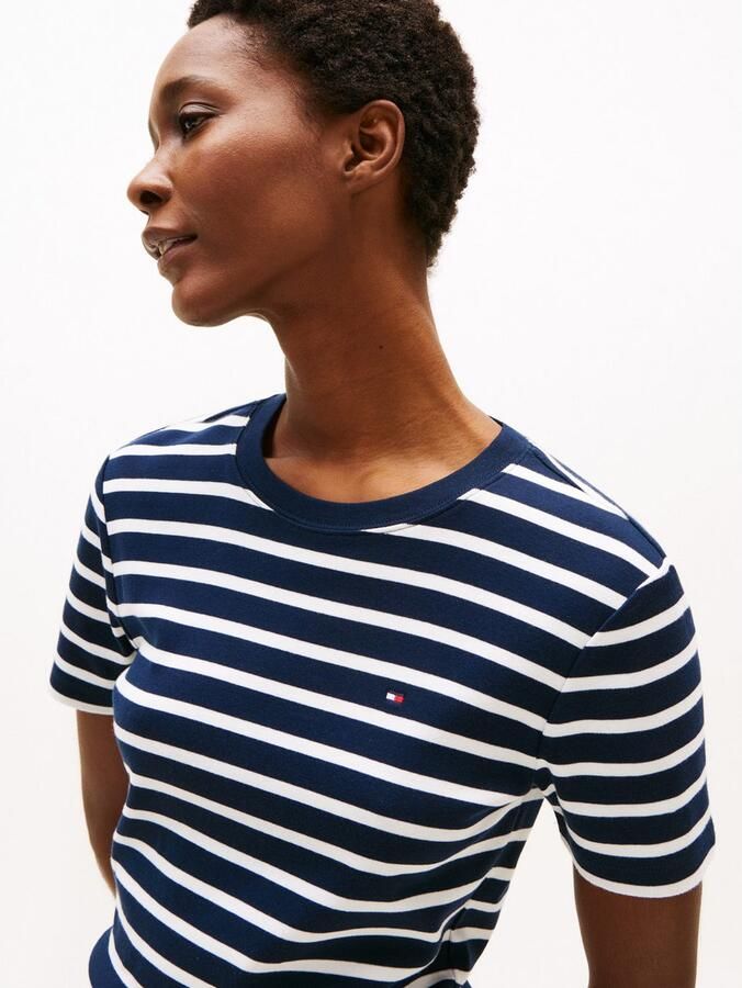 Tommy Hilfiger T-shirt SLIM CODY C-NK SS met geborduurd logo - Foto 3