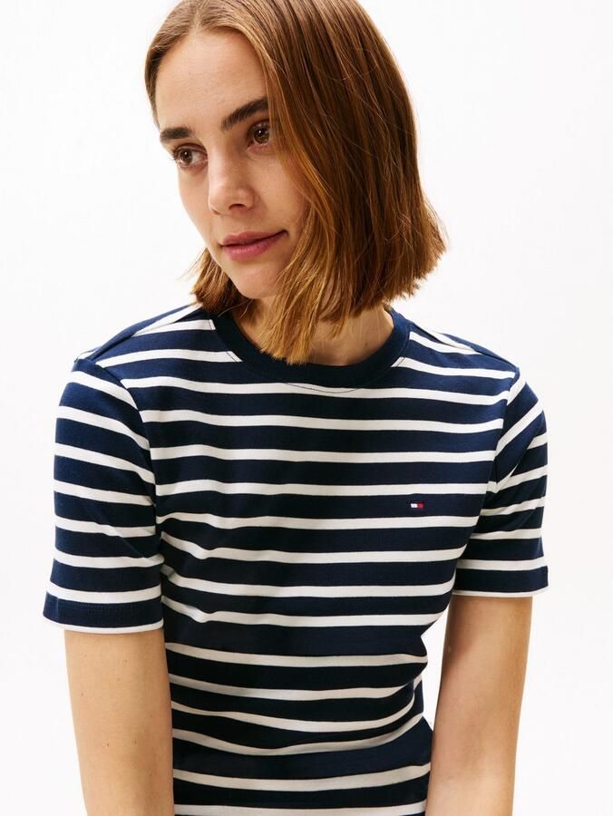 Tommy Hilfiger T-shirt SLIM CODY C-NK SS met geborduurd logo - Foto 6