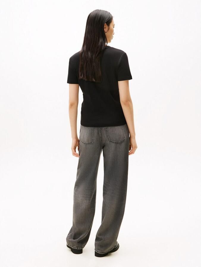 Tommy Hilfiger T-shirt SLIM CODY V-NK SS met V-hals en strepen gestreept casual slim fit katoen v-hals - Foto 7