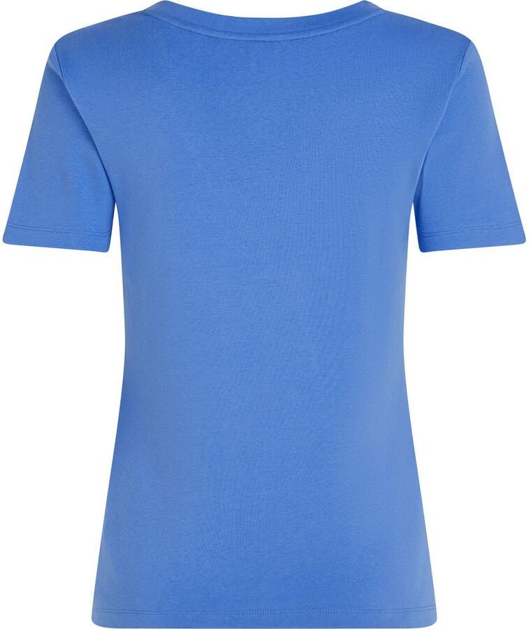 Tommy Hilfiger T-shirt SLIM CODY V-NK SS met V-hals en strepen - Foto 6