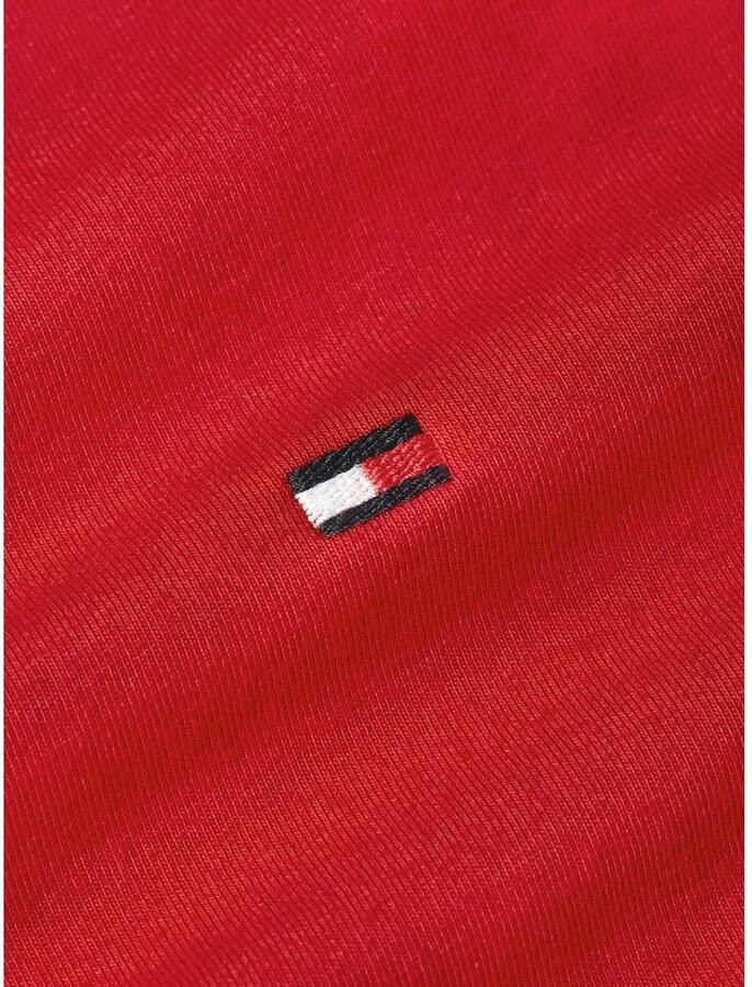 Tommy Hilfiger Slim fit T-shirt van een mix van katoen en elastaan - Foto 2