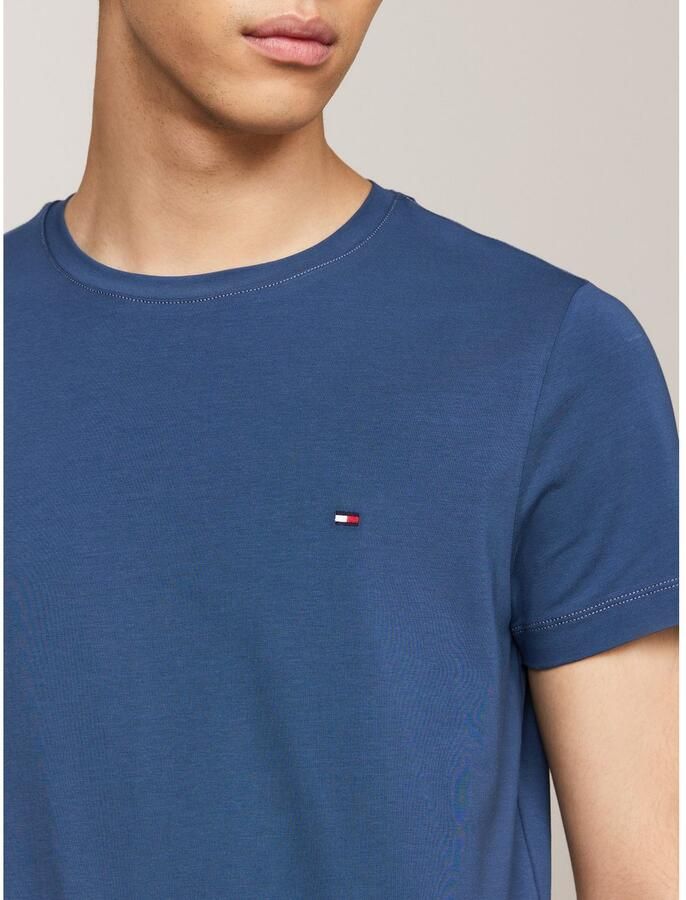 Tommy Hilfiger Polo Shirt Lange Mouw STRETCH SLIM FIT TEE MW0MW10800 - Foto 2