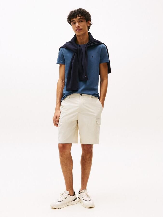 Tommy Hilfiger Polo Shirt Lange Mouw STRETCH SLIM FIT TEE MW0MW10800 - Foto 9